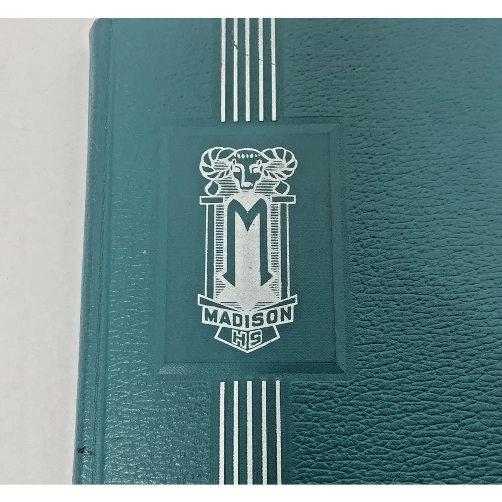 1959 Madison Local High School Yearbook Madisonian Hardcover Mansfield Ohio